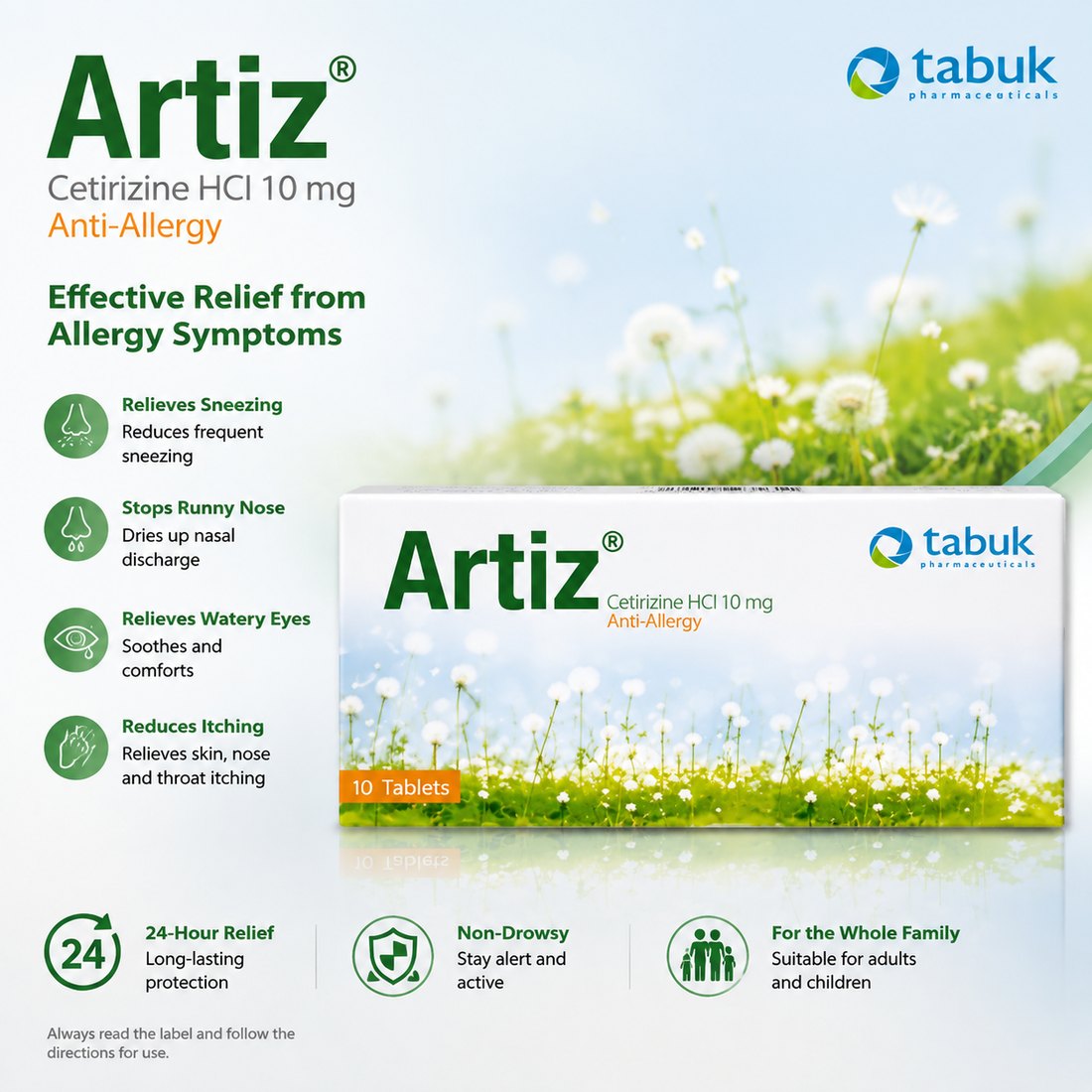 Artiz® 10 mg pack