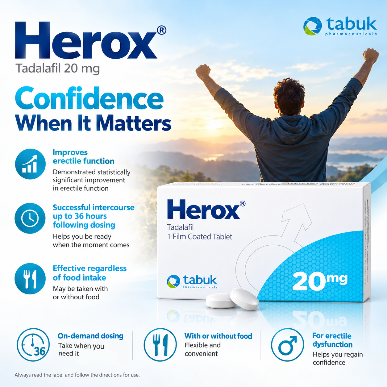 Herox® 20 mg pack