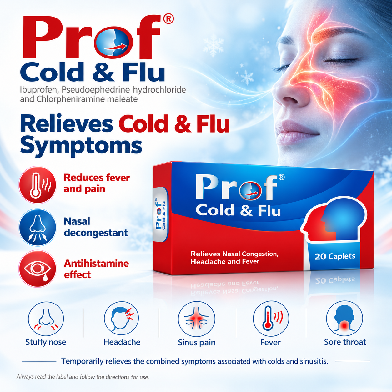 Prof® Cold & Flu pack