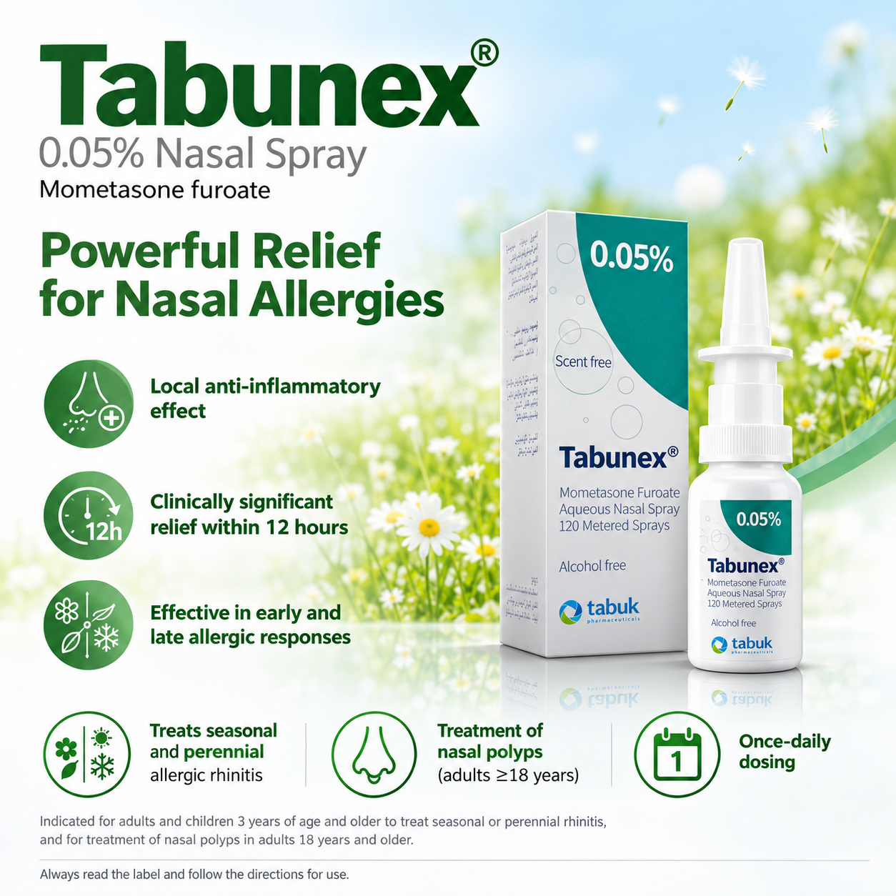 Tabunex® 0.05% pack